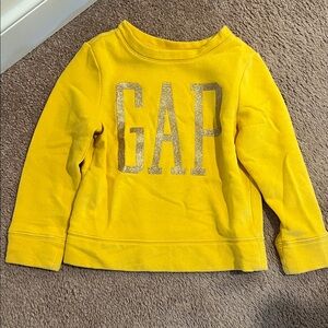 GAP Kids Bright Yellow Long Sleeve Tee
